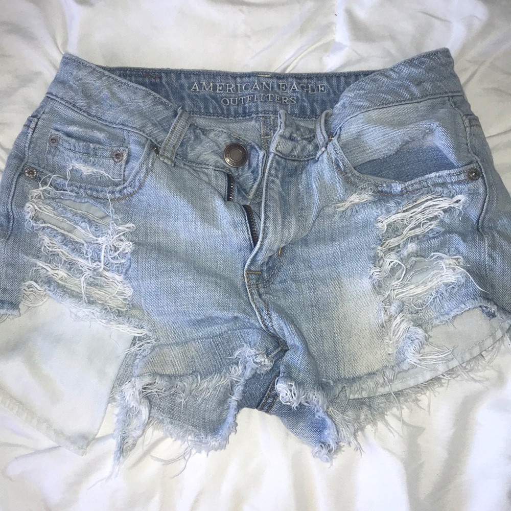 High rise shorts